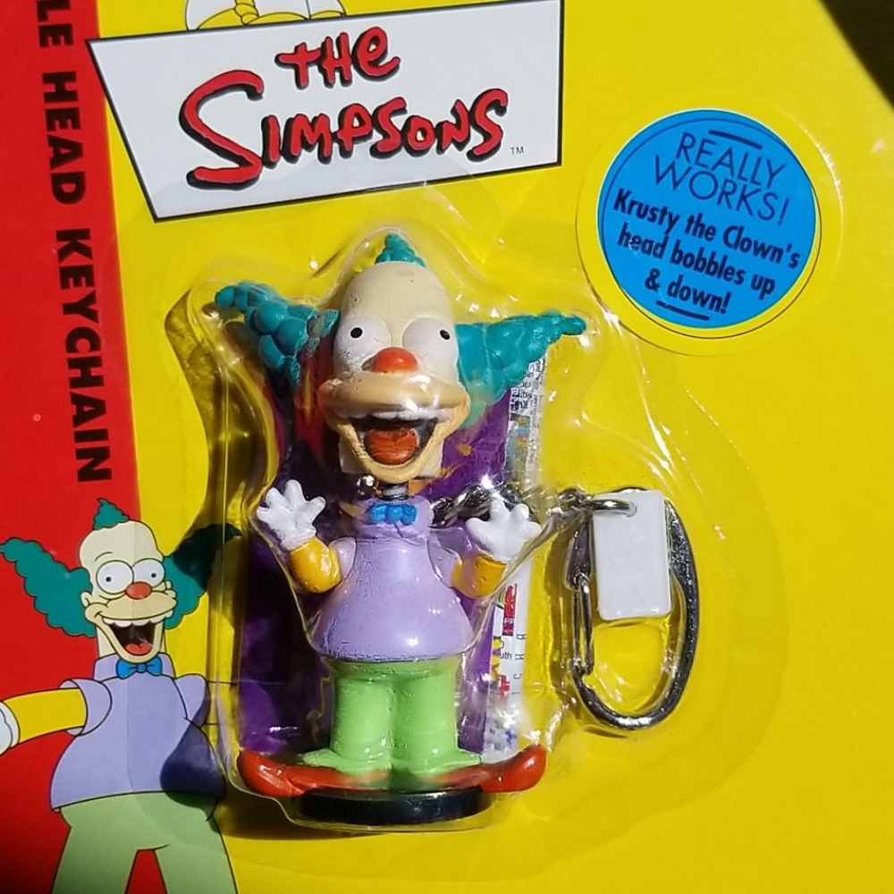Krusty Bobble Head Keychain